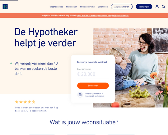 De Hypotheker Logo