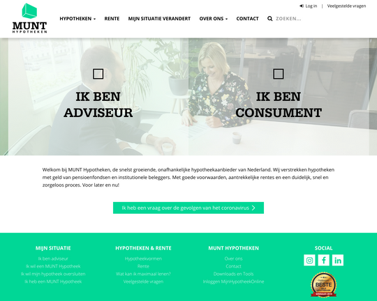 Munt Hypotheken Logo