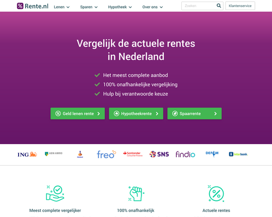 Rente Vergelijken Logo